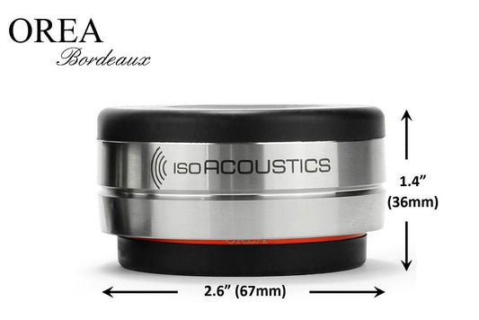 IsoAcoustics Orea Bordeaux - Aktivstudio - High End Audio